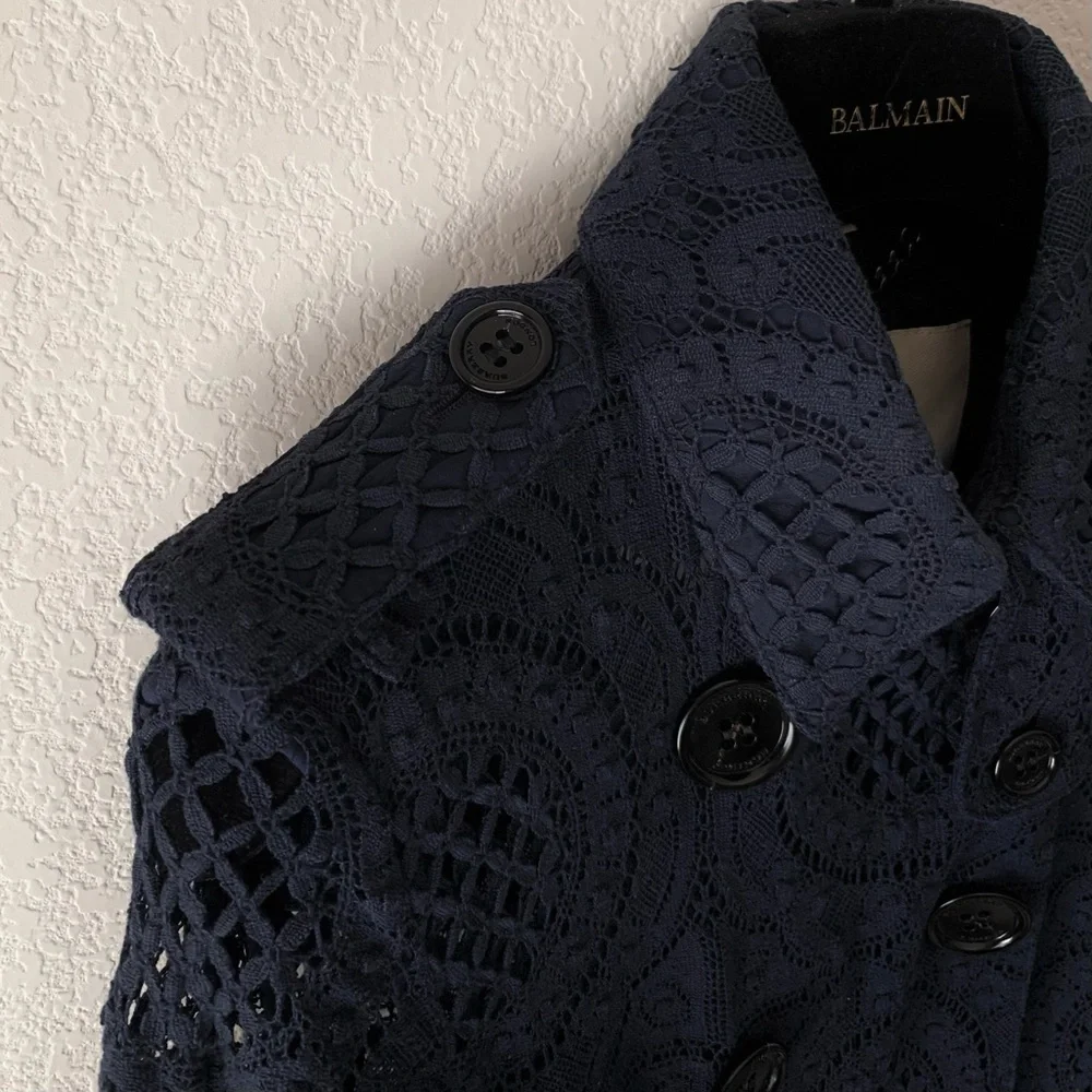 Burberry lace trench coat